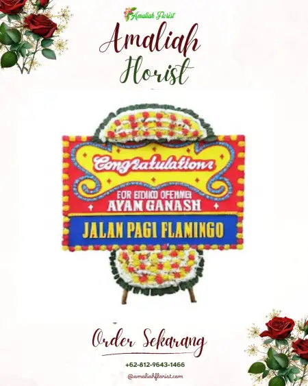 Sewa Papan Bunga Silimo