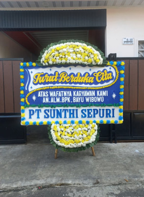 Papan Bunga Duka di Silimo